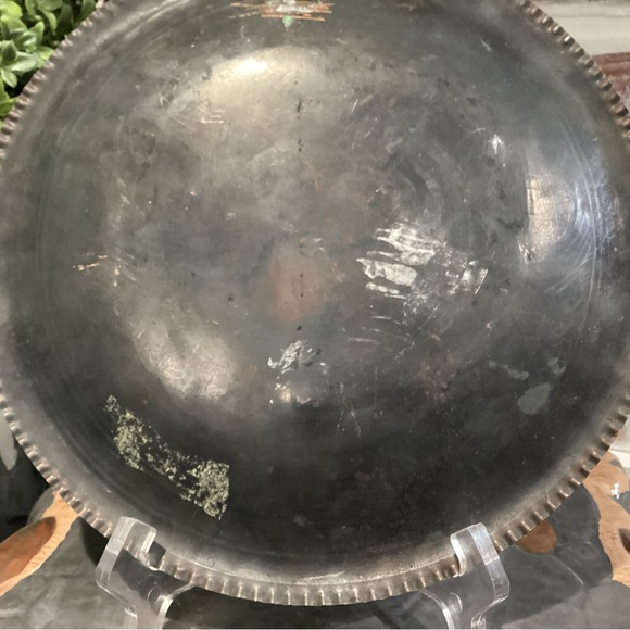 Vintage - Copper Handcrafted Decor Dish / Plate from Jordan 1978 - Picture 8 of 12